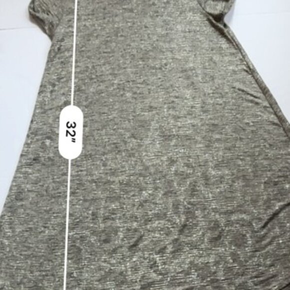 LuLaRoe Gold A-Line Midi Dress - Size 12 – Effortless Everyday Glow - Picture 4 of 5